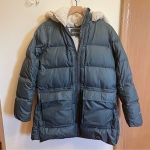 Eddie Bauer Women’s Winter Coat Light Blue Down Parka | Size Medium